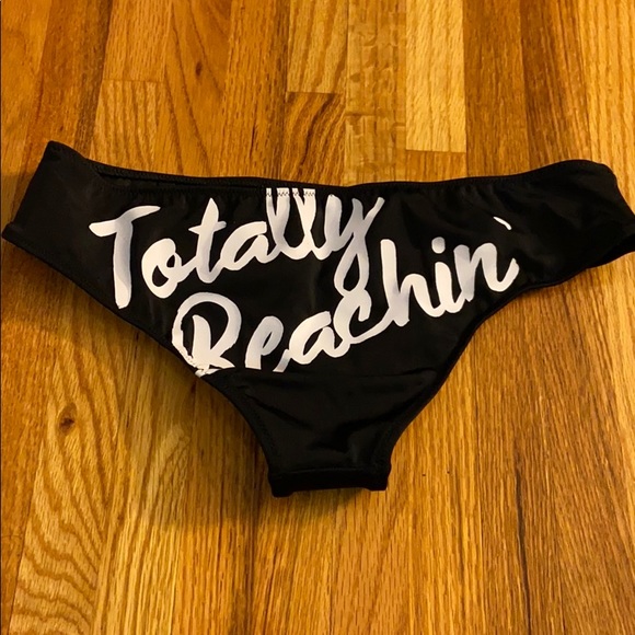 NEW with Liner VS “Totally Beachin’” Swim Bottoms - Picture 2 of 4